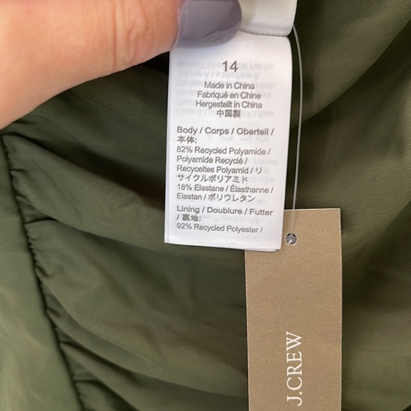 J. Crew One Piece Bathing Suit NWT - Picture 6 of 8